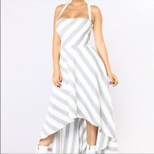 ⚡️SALE⚡️ New Fashion Nova Striped Maxi Dress